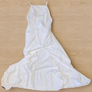June & Hudson Beautiful Maxi Whitr Dress. Size 1